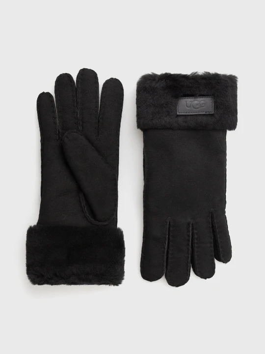 Zdjęcie produktu UGG rękawiczki damskie zamszowe czarny