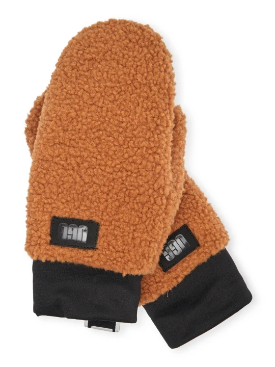 Zdjęcie produktu UGG Rękawiczki fluff | z dodatkiem skóry camel