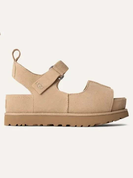 Zdjęcie produktu UGG Sandały "Goldenstar HI" w kolorze beżowym rozmiar: 41