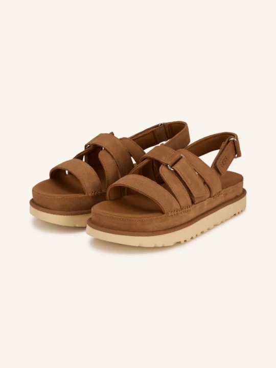 Zdjęcie produktu Ugg Sandały Na Płaskiej Podeszwie Goldenstar Gleam braun KONIAKOWY