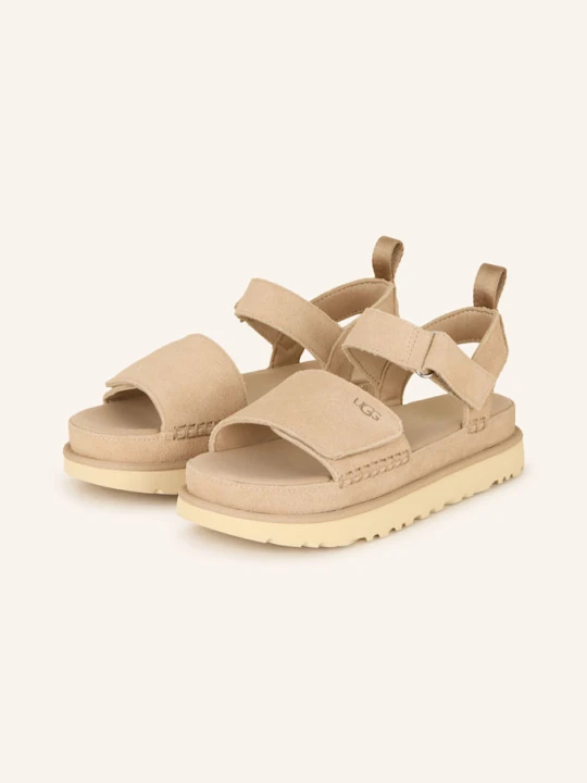 Zdjęcie produktu Ugg Sandały Na Platformie Goldenstar beige JASNOBRĄZOWY