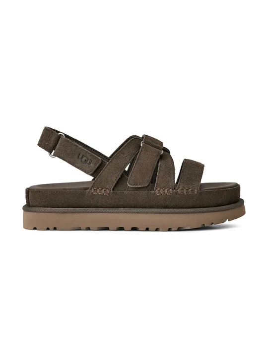 Zdjęcie produktu UGG sandały zamszowe W Goldenstar Gleam brązowy