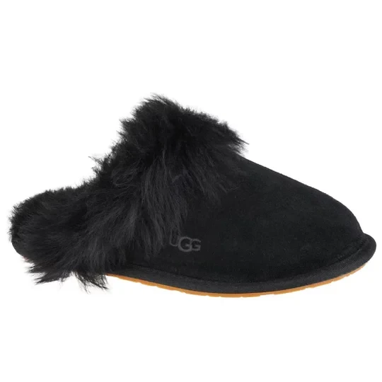 Zdjęcie produktu UGG Scuff Sis Slipper 1122750-BLK, Damskie, Czarne, kapcie, skóra zamszowa, rozmiar: 37