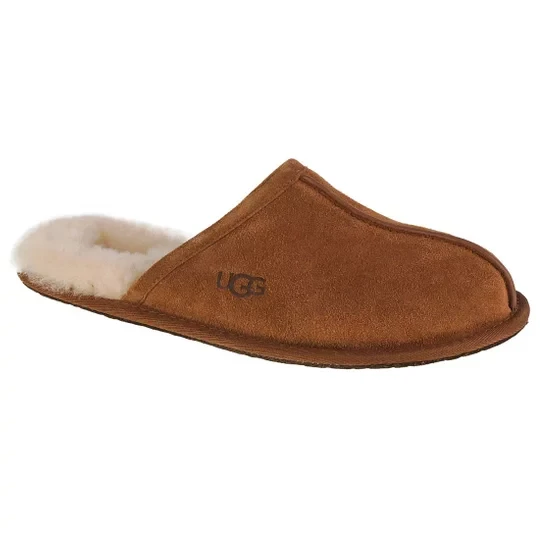 Zdjęcie produktu UGG Scuff Slipper 1101111-CHE, Męskie, Brązowe, kapcie, skóra zamszowa, rozmiar: 42
