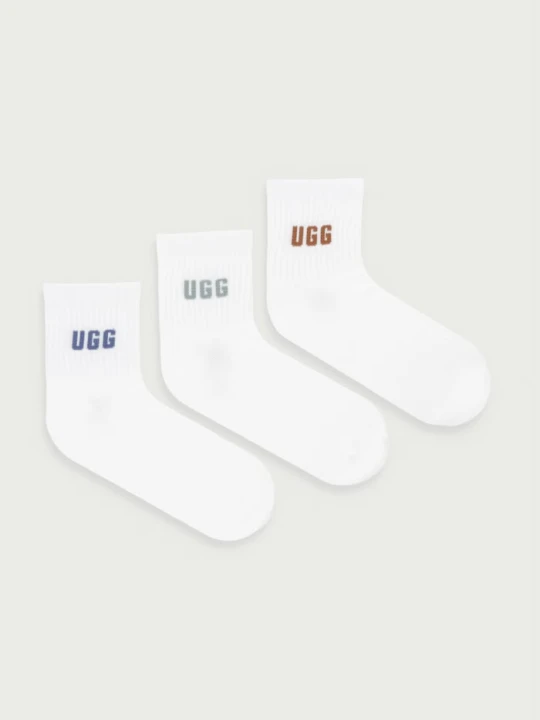 Zdjęcie produktu UGG skarpety damskie z bawełną QUINLIN 3-pack biały