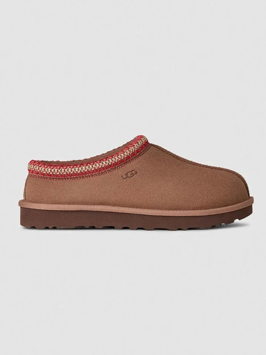 Zdjęcie produktu UGG Skórzane kapcie "Tasman II" w kolorze brązowym rozmiar: 37