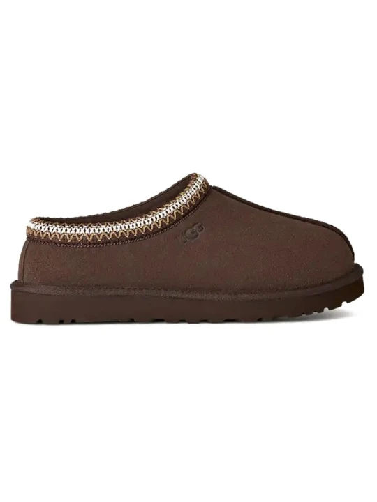 Zdjęcie produktu UGG Skórzane kapcie "Tasman II" w kolorze brązowym rozmiar: 45