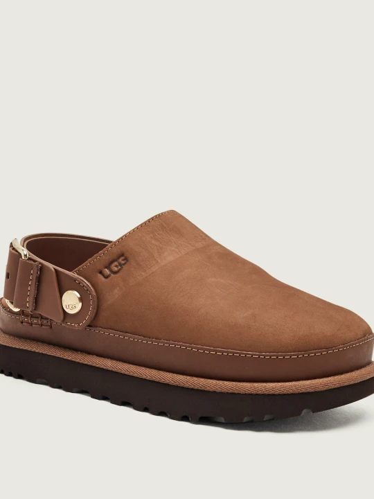Zdjęcie produktu UGG Skórzane Mule 2w1 W GoldenStar Villa Clog brązowy