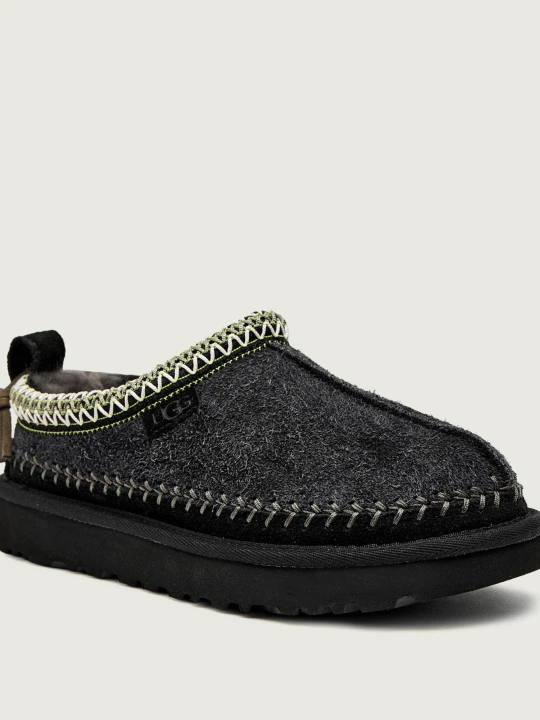 Zdjęcie produktu UGG Skórzane mule W TASMAN BIARRITZ | z dodatkiem wełny czarny