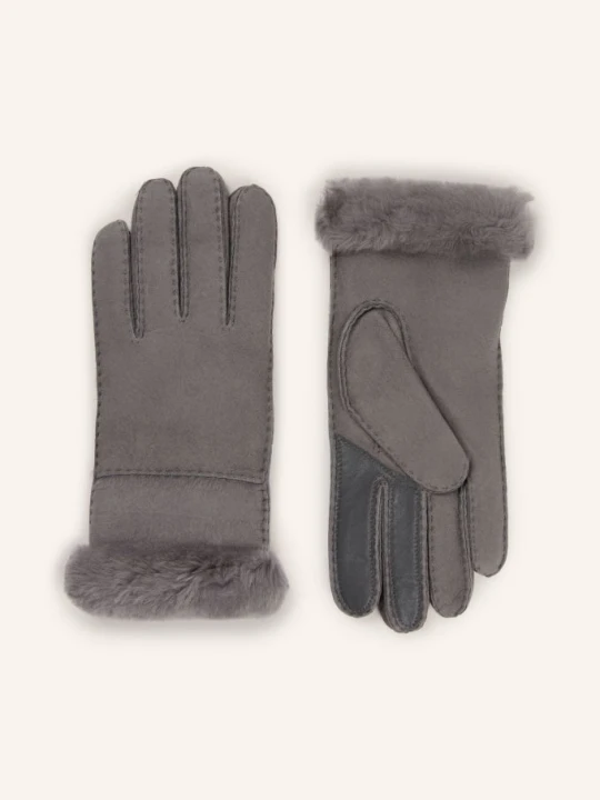 Zdjęcie produktu Ugg Skórzane Rękawiczki grau SZARY