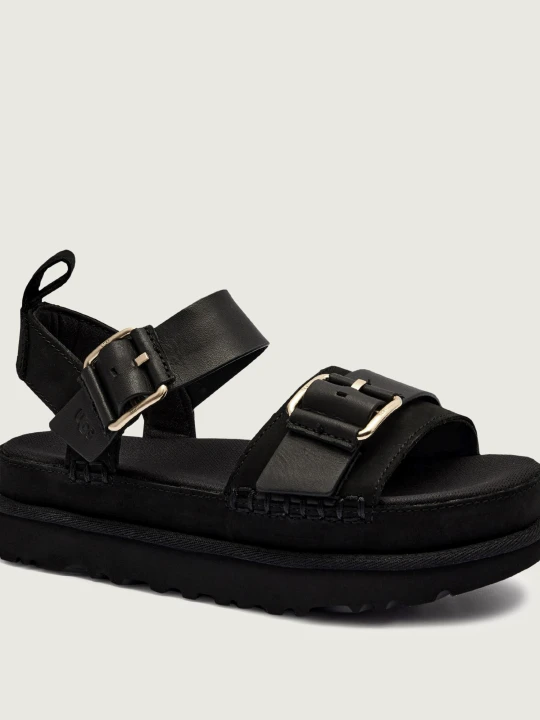 Zdjęcie produktu UGG Skórzane sandały W Goldenstar Villa czarny