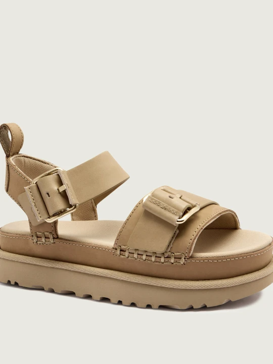 Zdjęcie produktu UGG Skórzane sandały W Goldenstar Villa beżowy