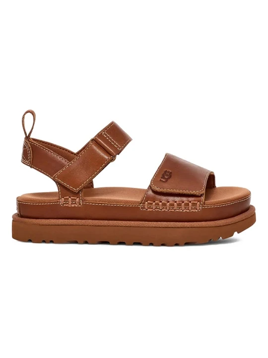 Zdjęcie produktu UGG Skórzane sandały w kolorze jasnobrązowym rozmiar: 36