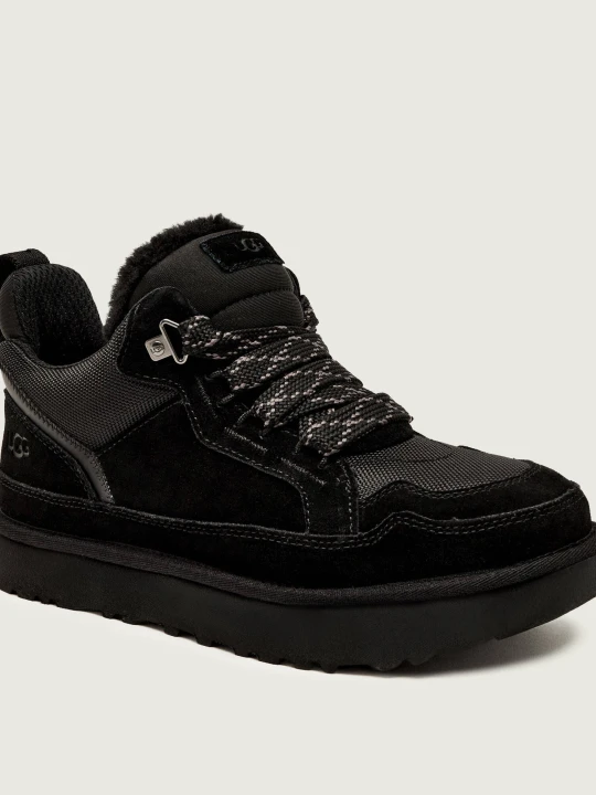 Zdjęcie produktu UGG Skórzane sneakersy LOWMEL | shearling czarny