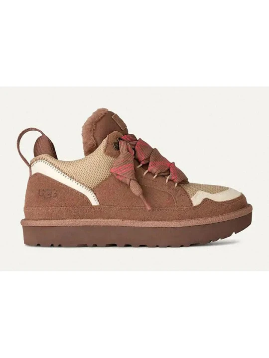 Zdjęcie produktu UGG Skórzane sneakersy "Lowmel" w kolorze brązowym rozmiar: 36