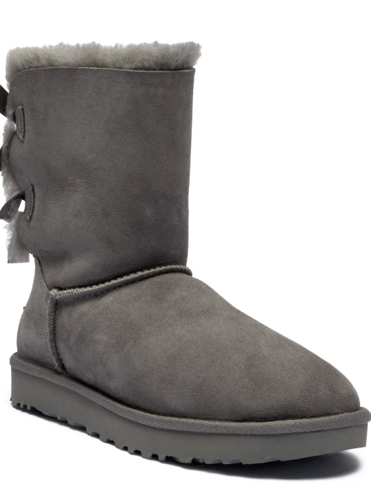 Zdjęcie produktu UGG Śniegowce Bow II | shearling | zamsz szary