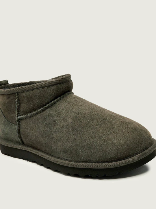 Zdjęcie produktu UGG Śniegowce Classic Ultra Mini | z dodatkiem wełny | zamsz oliwkowy