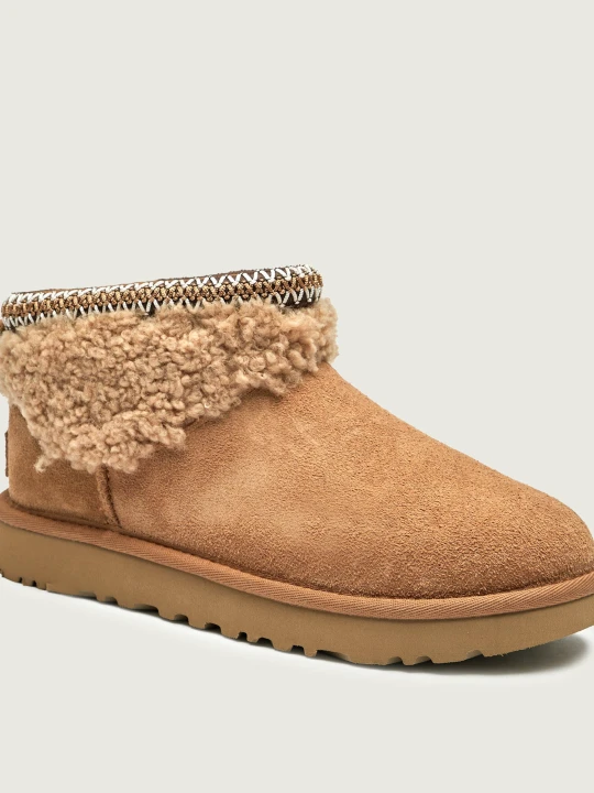 Zdjęcie produktu UGG Śniegowce MAXI CURLY | shearling | zamsz camel