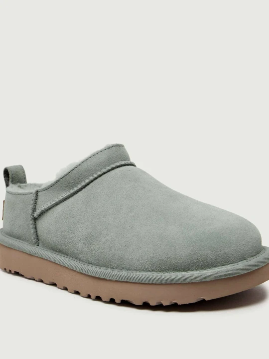 Zdjęcie produktu UGG Śniegowce W CLASSIC MICRO | zamsz | z dodatkiem wełny miętowy