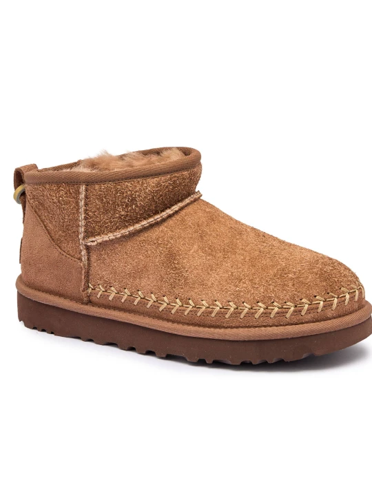 Zdjęcie produktu UGG Śniegowce W CLASSIC ULTRA MINI BIARRITZ | zamsz nude