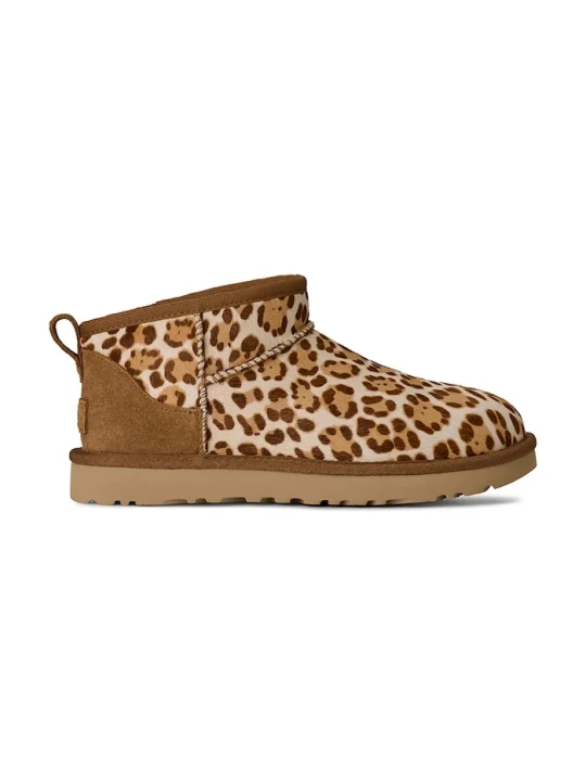 Zdjęcie produktu UGG śniegowce zamszowe W Classic Ultra Mini Plains beżowy