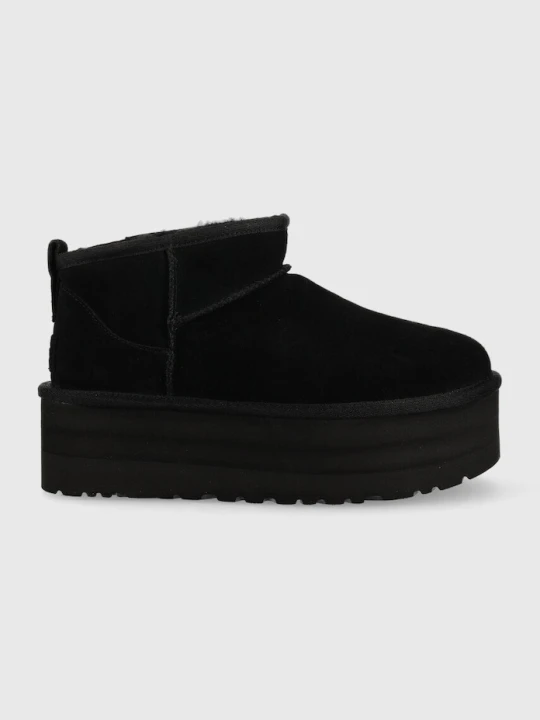 Zdjęcie produktu UGG śniegowce zamszowe W Classic Ultra Mini Platform czarny