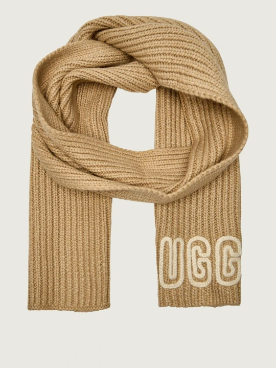 Zdjęcie produktu UGG Szal Chunky Crafted | z dodatkiem wełny beżowy