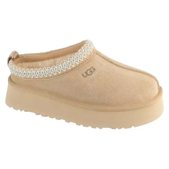 Zdjęcie produktu UGG Tazz II 1174471-SAN, Damskie, Beżowe, kapcie, skóra zamszowa, rozmiar: 37