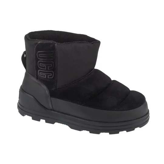 Zdjęcie produktu UGG W Classic Klamath Mini 1143932-BLK, Damskie, Czarne, buty zimowe, skóra zamszowa, rozmiar: 37