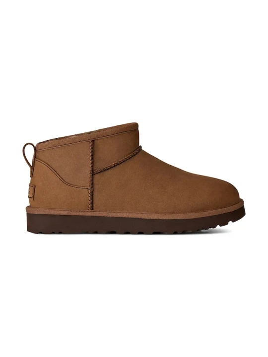 Zdjęcie produktu UGG W Classic Ultra Mini Nubuck śniegowce damskie nubukowe brązowy