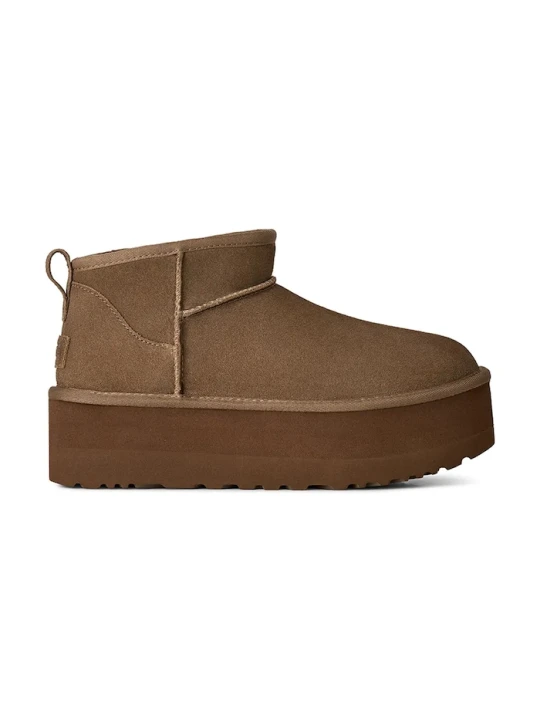 Zdjęcie produktu UGG W Classic Ultra Mini Platform śniegowce damskie zamszowe brązowy