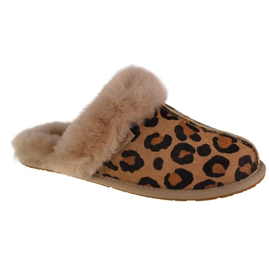 Zdjęcie produktu UGG W Scuffette II 1130886-NAT, Damskie, Brązowe, kapcie, skóra zamszowa, rozmiar: 37