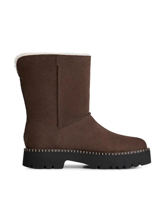 Zdjęcie produktu UGG W Uptowner Short Boot śniegowce damskie zamszowe brązowy