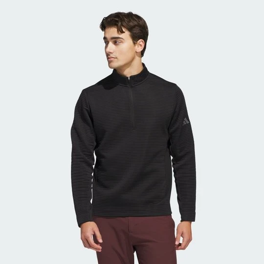 Zdjęcie produktu Ultimat365 DWR Textured Quarter-Zip Pullover Adidas czarny
