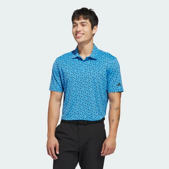 Zdjęcie produktu ULTIMATE365 MESH PRINT CLIMACOOL POLO Shirt Adidas Lucid Ray Blue