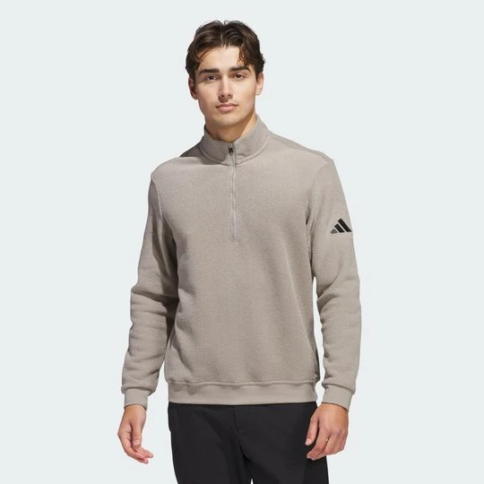 Zdjęcie produktu Ultimate365 Terry Cloth Quarter-Zip Pullover Adidas Putty Beige