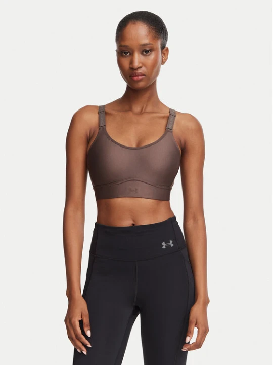 Zdjęcie produktu Under Armour Biustonosz sportowy Infinity Mid 2.0 Bra 1384123 Brązowy