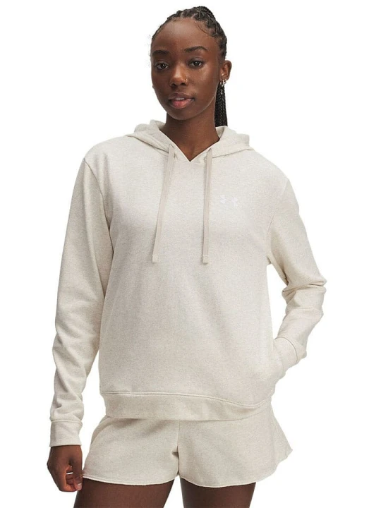 Zdjęcie produktu Under Armour Bluza "Rival Terry" w kolorze kremowym rozmiar: M