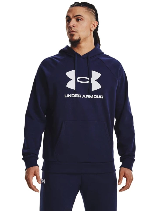Zdjęcie produktu Under Armour Bluza "Rival" w kolorze granatowym rozmiar: XXL