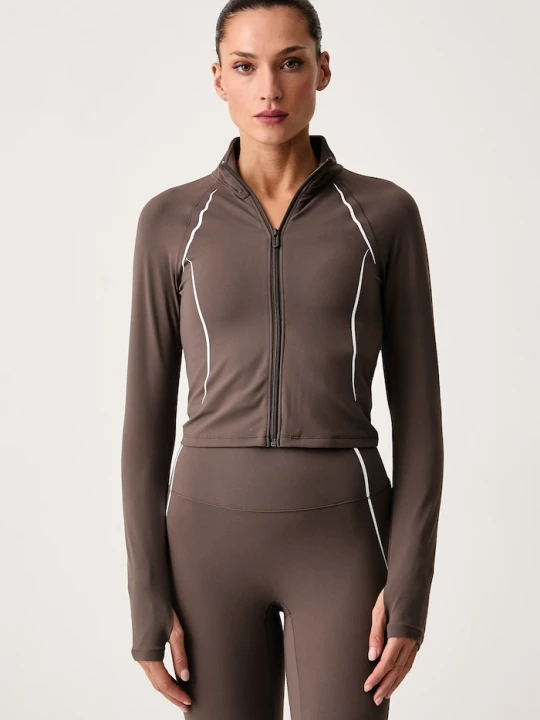 Zdjęcie produktu Under Armour bluza rozpinana damska Meridian Contour brązowy