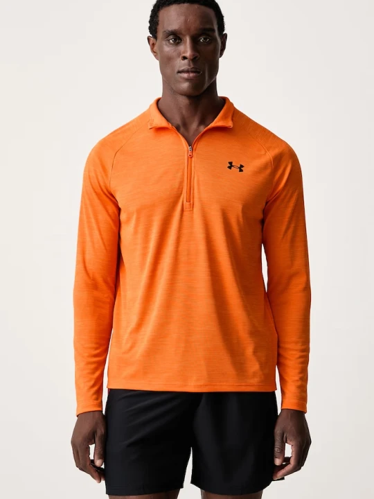 Zdjęcie produktu Under Armour bluza rozpinana męska Tech Textured pomarańczowy