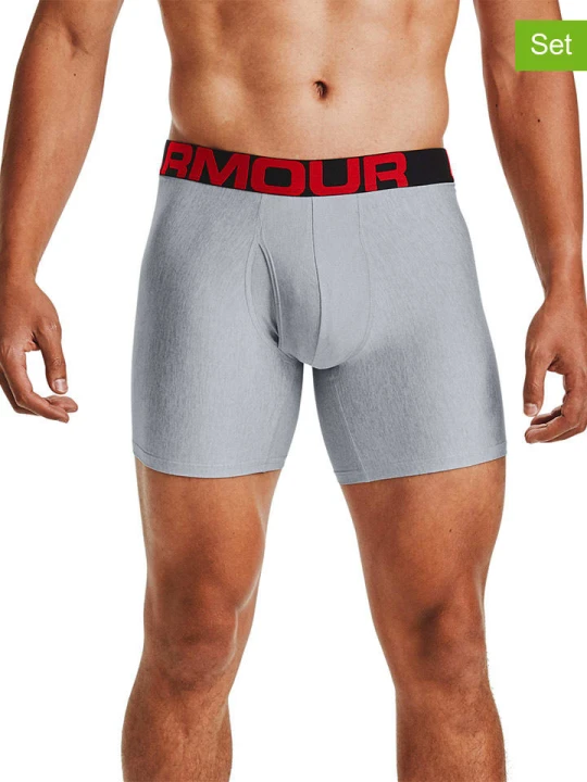 Zdjęcie produktu Under Armour Bokserki (2 pary) w kolorze jasnoszarym rozmiar: S