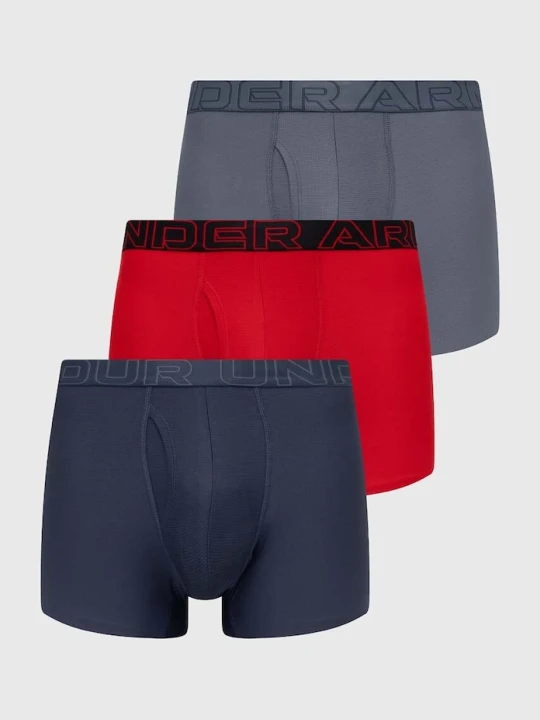 Zdjęcie produktu Under Armour bokserki męskie 63 Perf Tech Mesh 6in 3-pack czerwony