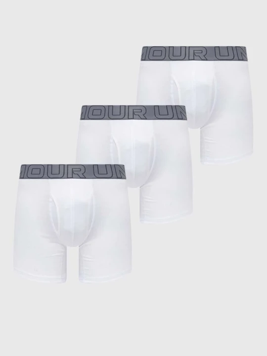 Zdjęcie produktu Under Armour bokserki męskie 93 Perf Cotton 6in 3-pack biały