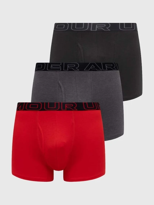 Zdjęcie produktu Under Armour bokserki męskie 93 Perf Cotton 6in 3-pack czerwony