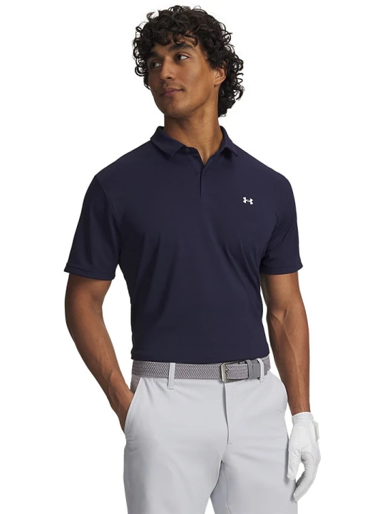 Zdjęcie produktu Under Armour Funkcyjna koszulka polo w kolorze granatowym rozmiar: M