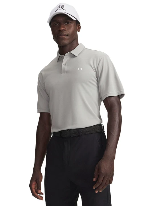 Zdjęcie produktu Under Armour Funkcyjna koszulka polo w kolorze szarym rozmiar: M