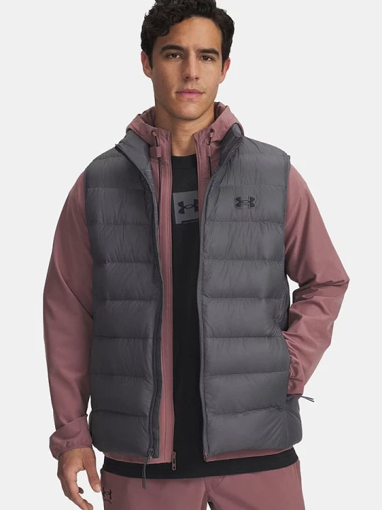 Zdjęcie produktu Under Armour Kamizelka puchowa "Legend" w kolorze szarym rozmiar: L