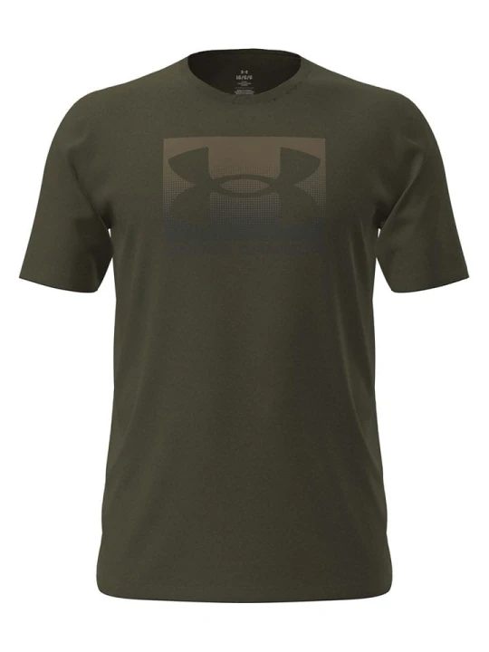 Zdjęcie produktu Under Armour Koszulka "Boxed" w kolorze khaki rozmiar: S