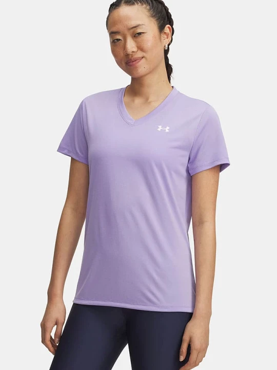 Zdjęcie produktu Under Armour Koszulka funkcyjna "Solid" w kolorze fioletowym rozmiar: M